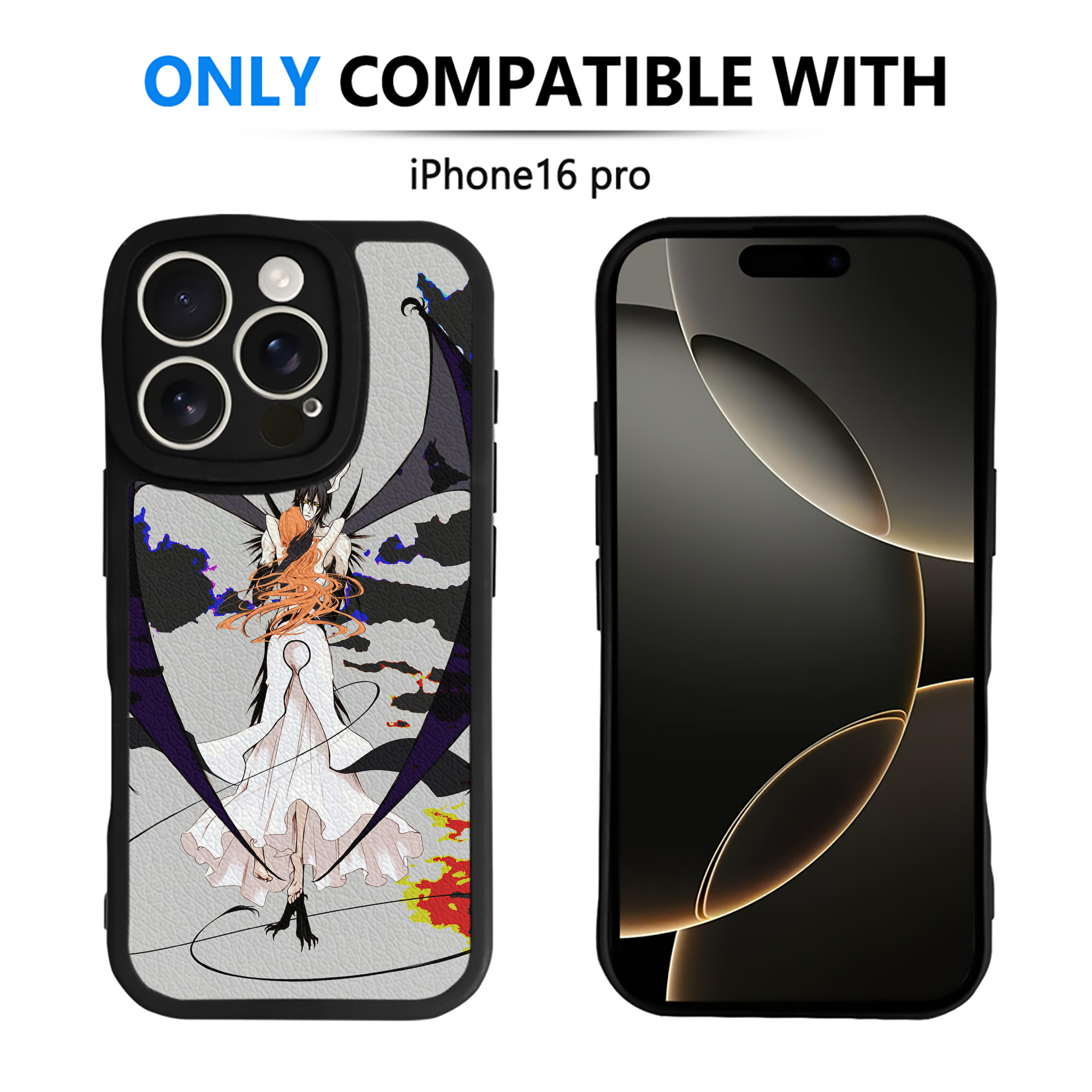 （画像用） ブリーチ BLEACH 【iPhone 16シリーズ対応】シリコンスマホケース（レザー調） 材質：シリコン
